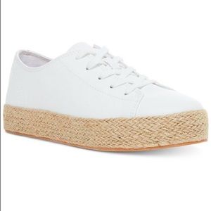 Steve Madden white espadrilles